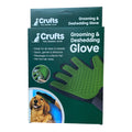 Crufts Grooming and Deshedding Glove - Gentle Pet Hair Remover for Dogs and Cats